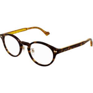 Occhiali vista  Gucci Gg1127oj cod. colore 002 Uomo Rotonda Havana