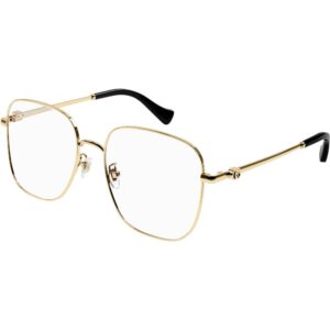 Occhiali vista  Gucci Gg1144o cod. colore 003 Donna Squadrata Oro