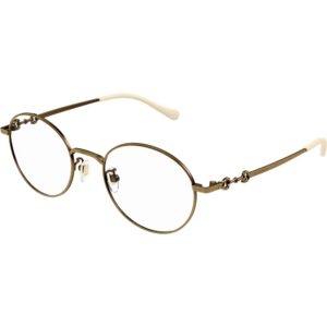 Occhiali vista  Gucci Gg1228oj cod. colore 001 Donna Rotonda Oro