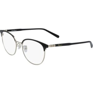 Occhiali vista  Ferragamo Sf2201 cod. colore 703 Donna Rotonda Nero/oro