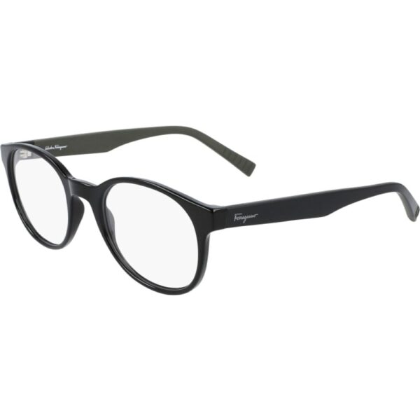 Occhiali vista  Ferragamo Sf2879 cod. colore 001 Uomo Rotonda Nero