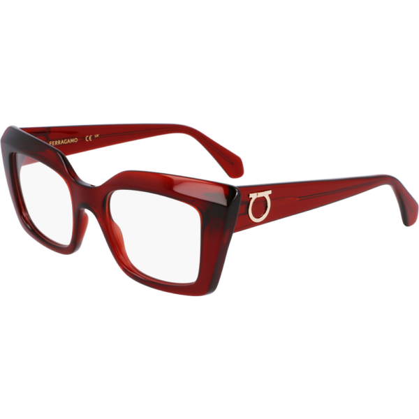 Occhiali vista  Ferragamo Sf3008 cod. colore 224 Donna Squadrata Marrone