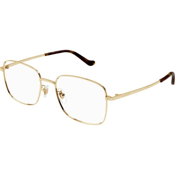 Occhiali vista  Gucci Gg1355oa cod. colore 002 Uomo Squadrata Oro