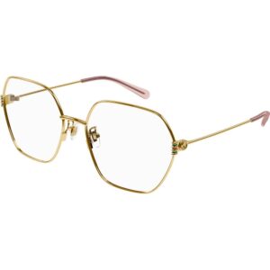 Occhiali vista  Gucci Gg1285o cod. colore 001 Donna Geometrica Oro