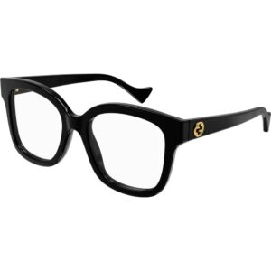 Occhiali vista  Gucci Gg1258o cod. colore 004 Donna Squadrata Nero