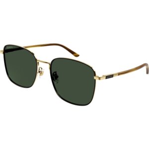 Occhiali da sole  Gucci Gg1350s cod. colore 003 Uomo Squadrata Oro