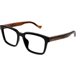 Occhiali vista  Gucci Gg1306oa cod. colore 001 Uomo Squadrata Nero