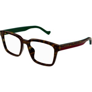 Occhiali vista  Gucci Gg1306oa cod. colore 002 Uomo Squadrata Havana