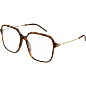 Occhiali vista  Gucci Gg1271o cod. colore 002 Donna Squadrata Havana