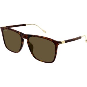 Occhiali da sole  Gucci Gg1269s cod. colore 002 Uomo Squadrata Havana