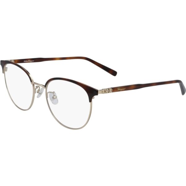 Occhiali vista  Ferragamo Sf2201 cod. colore 723 Donna Rotonda Havana