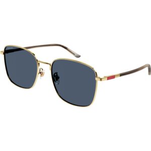 Occhiali da sole  Gucci Gg1350s cod. colore 004 Uomo Squadrata Oro