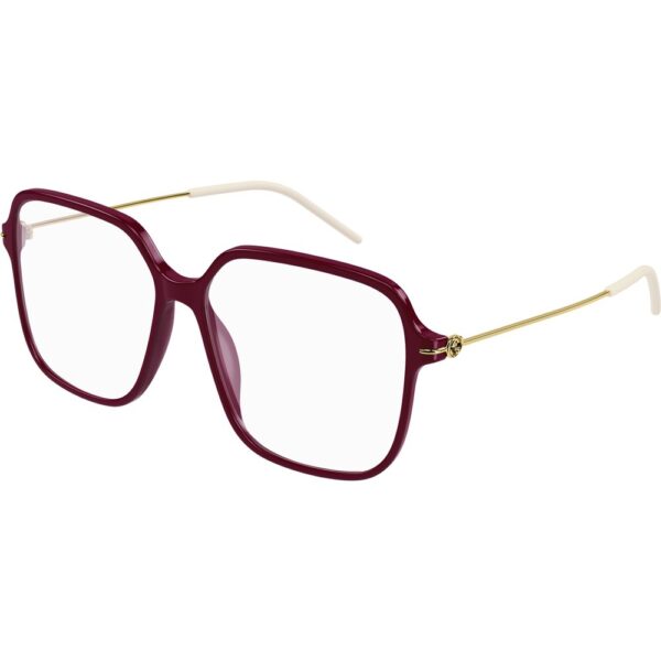 Occhiali vista  Gucci Gg1271o cod. colore 003 Donna Squadrata Borgogna