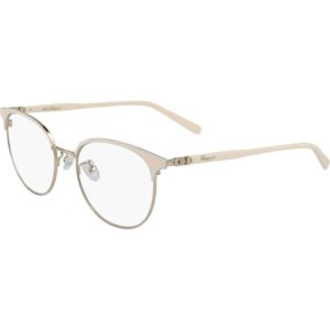 Occhiali vista  Ferragamo Sf2201 cod. colore 721 Donna Rotonda Avorio