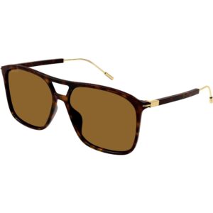 Occhiali da sole  Gucci Gg1270s cod. colore 002 Uomo Pilot Havana