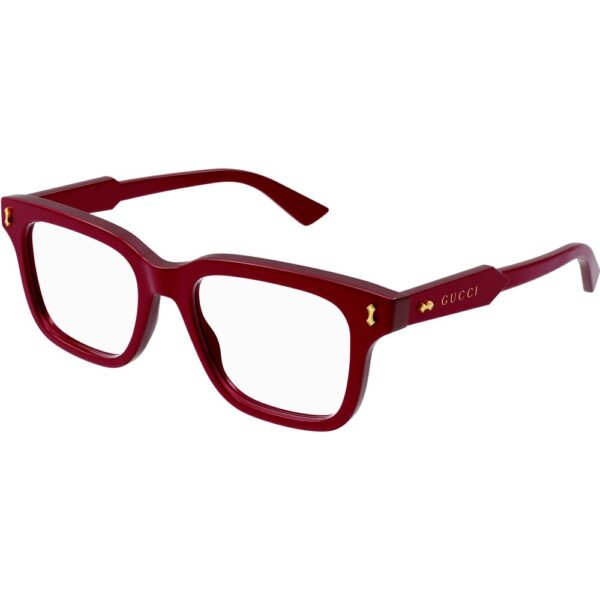 Occhiali vista  Gucci Gg1265o cod. colore 003 Uomo Squadrata Borgogna