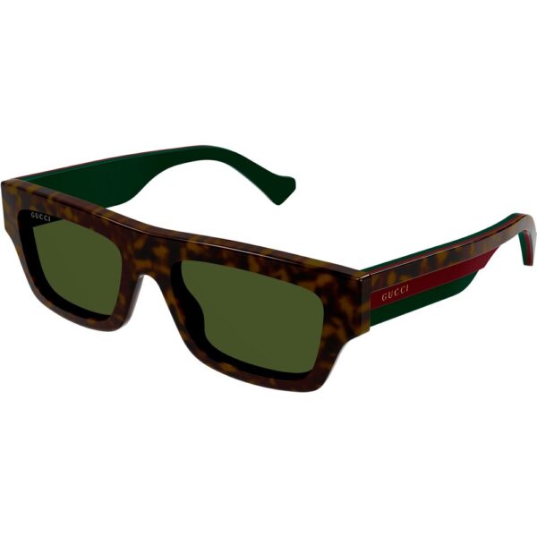 Occhiali da sole  Gucci Gg1301s cod. colore 002 Uomo Squadrata Havana