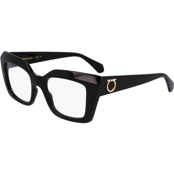 Occhiali vista  Ferragamo Sf3008 cod. colore 001 Donna Squadrata Nero