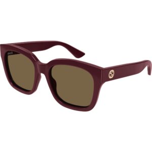 Occhiali da sole  Gucci Gg1338sk cod. colore 004 Donna Squadrata Bordeaux