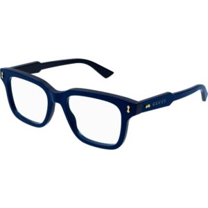 Occhiali vista  Gucci Gg1265o cod. colore 005 Uomo Squadrata Blu