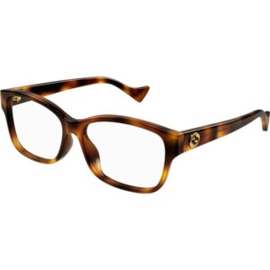 Occhiali vista  Gucci Gg1259o cod. colore 003 Donna Squadrata Havana