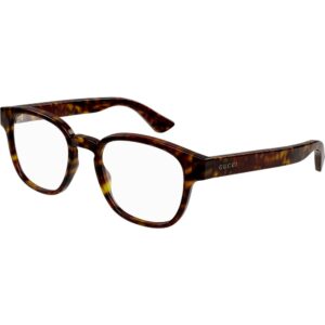 Occhiali vista  Gucci Gg1343o cod. colore 002 Uomo Squadrata Havana