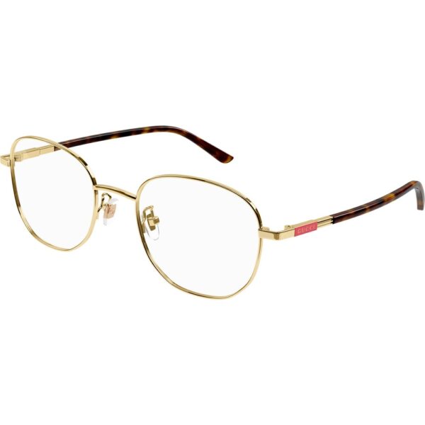 Occhiali vista  Gucci Gg1352o cod. colore 004 Uomo Squadrata Oro