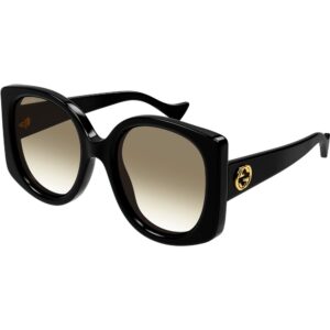 Occhiali da sole  Gucci Gg1257sa cod. colore 004 Donna Squadrata Nero