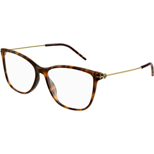 Occhiali vista  Gucci Gg1272o cod. colore 002 Donna Cat eye Havana