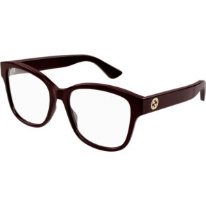 Occhiali vista  Gucci Gg1340o cod. colore 004 Donna Squadrata Borgogna