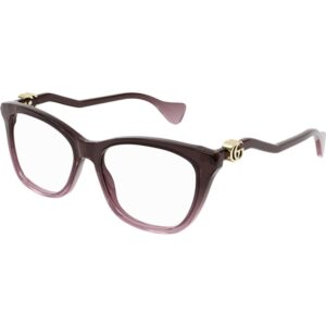 Occhiali vista  Gucci Gg1012o cod. colore 003 Donna Squadrata Bordeaux