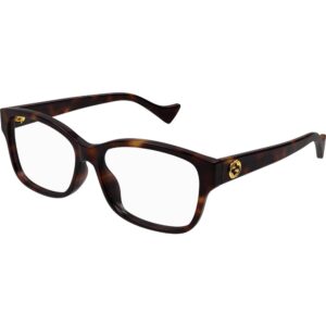 Occhiali vista  Gucci Gg1259o cod. colore 005 Donna Squadrata Havana