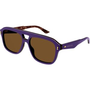 Occhiali da sole  Gucci Gg1263s cod. colore 005 Uomo Pilot Viola