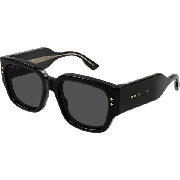 Occhiali da sole  Gucci Gg1261s cod. colore 001 Uomo Squadrata Nero