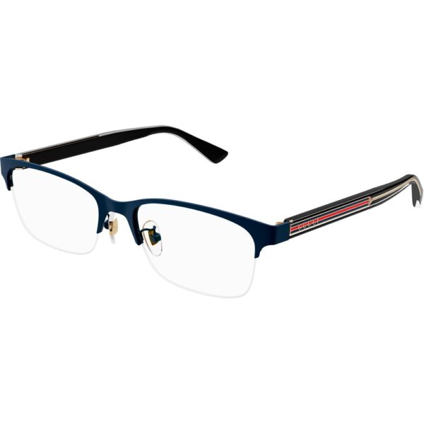 Occhiali vista  Gucci Gg0387oj cod. colore 004 Uomo Squadrata Blu