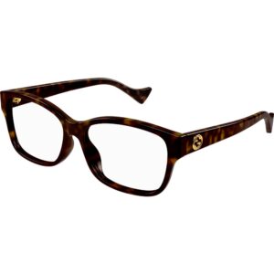 Occhiali vista  Gucci Gg1259oa cod. colore 002 Donna Squadrata Havana