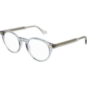 Occhiali vista  Gucci Gg0738o cod. colore 006 Unisex Rotonda Grigio