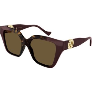 Occhiali da sole  Gucci Gg1023s cod. colore 009 Donna Cat eye Havana