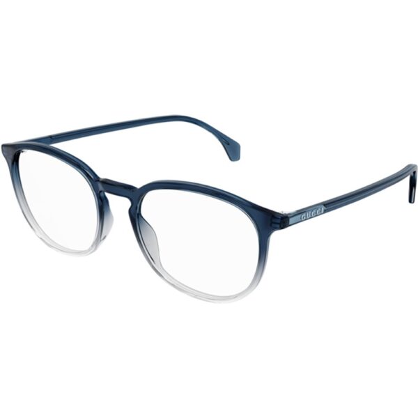 Occhiali vista  Gucci Gg0551o cod. colore 012 Uomo Rotonda Blu