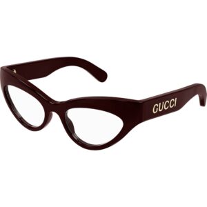 Occhiali vista  Gucci Gg1295o cod. colore 002 Donna Cat eye Rosso