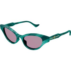 Occhiali da sole  Gucci Gg1298s cod. colore 003 Donna Cat eye Verde