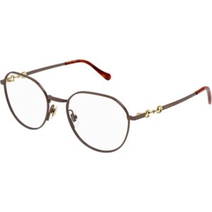 Occhiali vista  Gucci Gg1336o cod. colore 002 Donna Rotonda Marrone