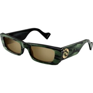 Occhiali da sole  Gucci Gg0516s cod. colore 014 Donna Squadrata Verde