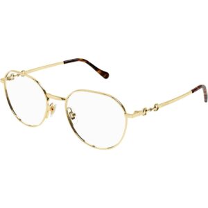 Occhiali vista  Gucci Gg1336o cod. colore 001 Donna Rotonda Oro