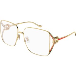 Occhiali vista  Gucci Gg1321o cod. colore 002 Donna Squadrata Oro