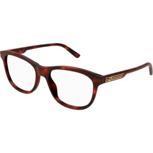 Occhiali vista  Gucci Gg1292o cod. colore 002 Uomo Squadrata Havana