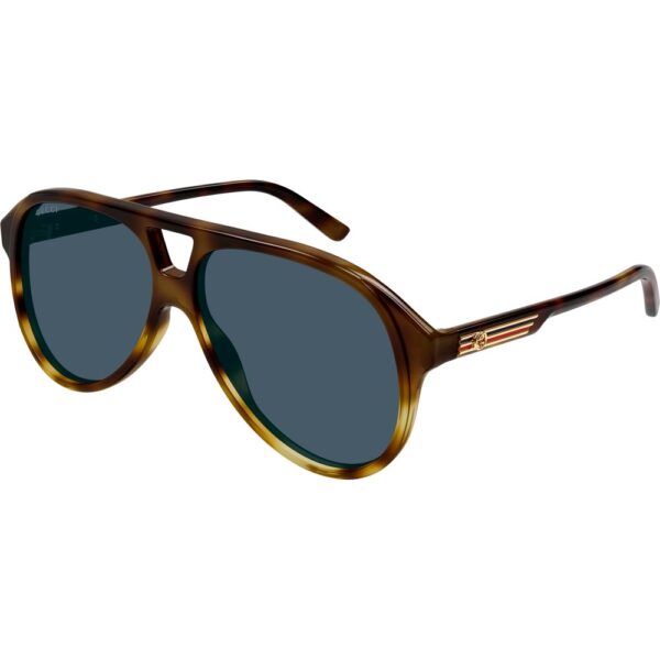 Occhiali da sole  Gucci Gg1286s cod. colore 004 Uomo Pilot Havana