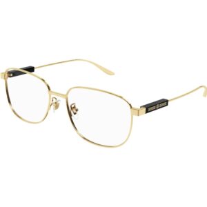 Occhiali vista  Gucci Gg1312o cod. colore 002 Uomo Squadrata Oro