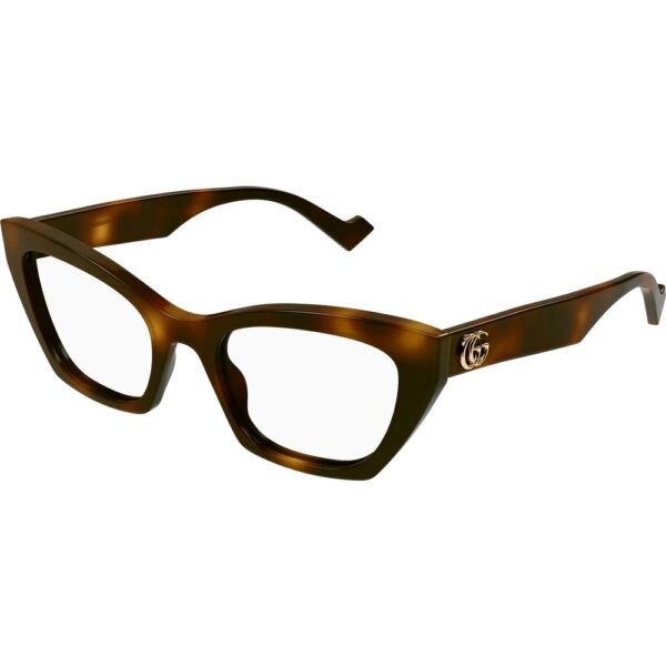 Occhiali vista  Gucci Gg1334o cod. colore 002 Donna Cat eye Havana