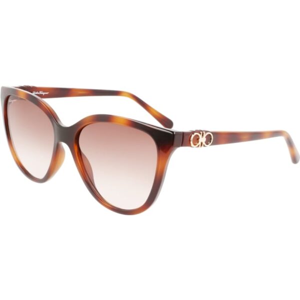 Occhiali da sole  Ferragamo Sf1056s cod. colore 240 Donna Cat eye Havana